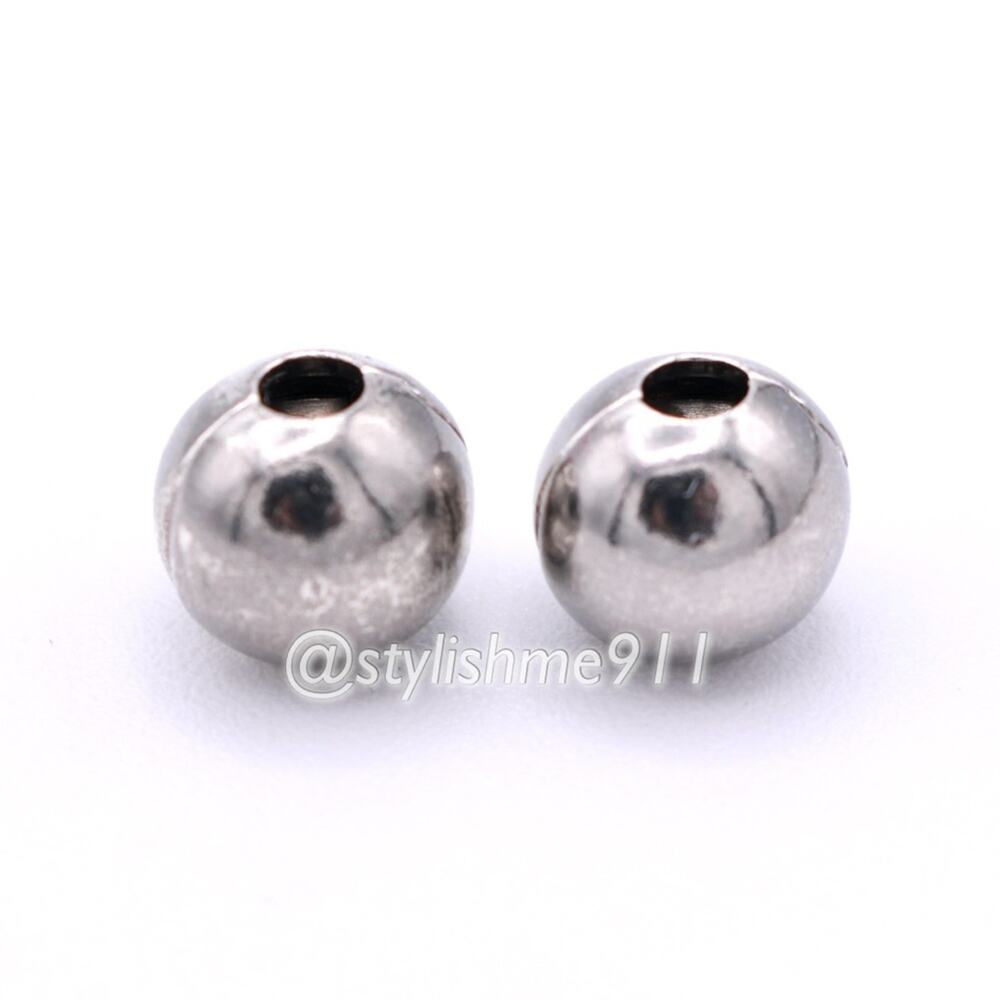 Two Authentic PANDORA Retired Black Rhodium Sphere Clips - 791000BR